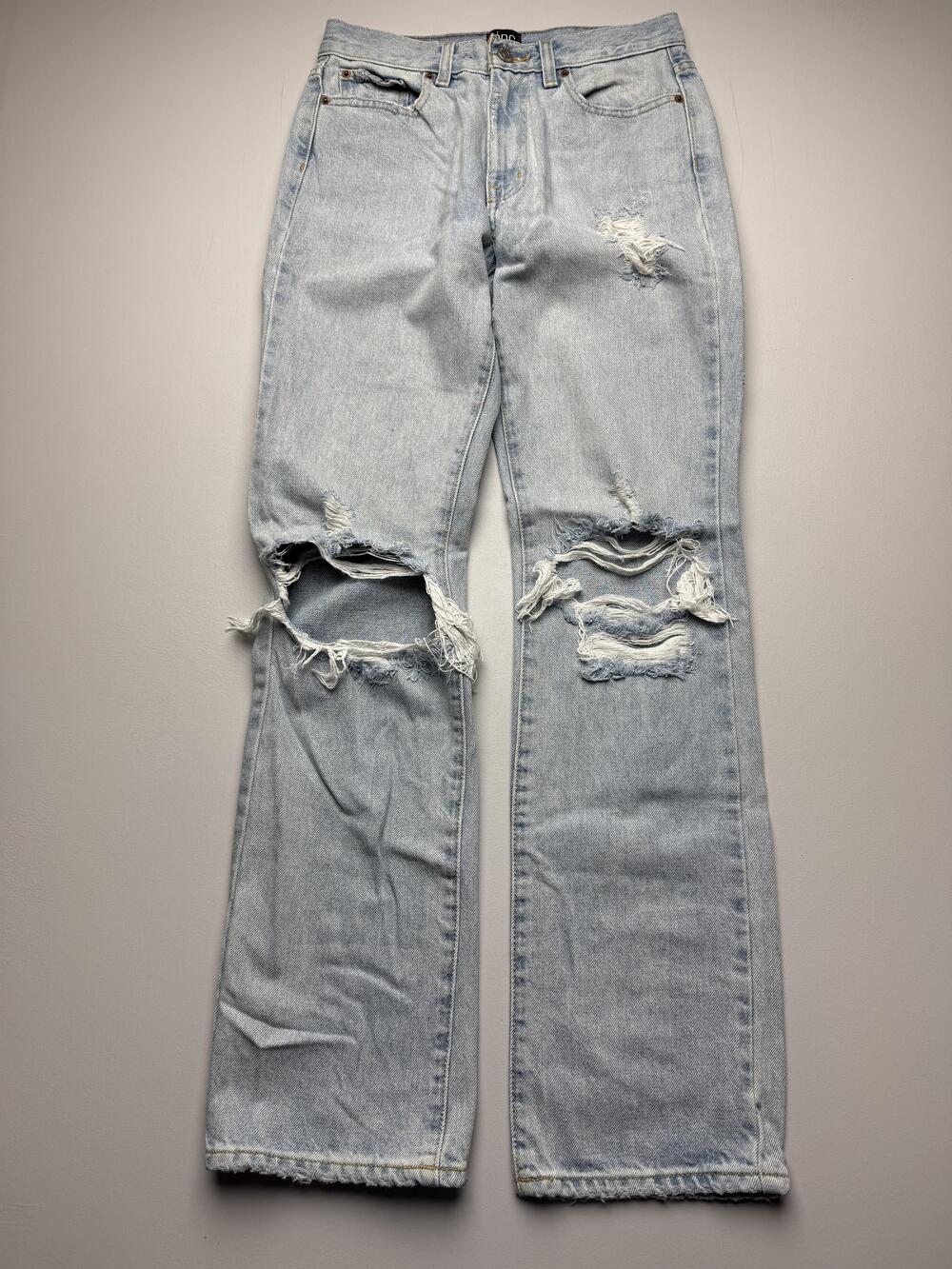 BDG Urban Outfitters Jeans Womens 26 Blue Light Wash Bootcut Distressed Denim